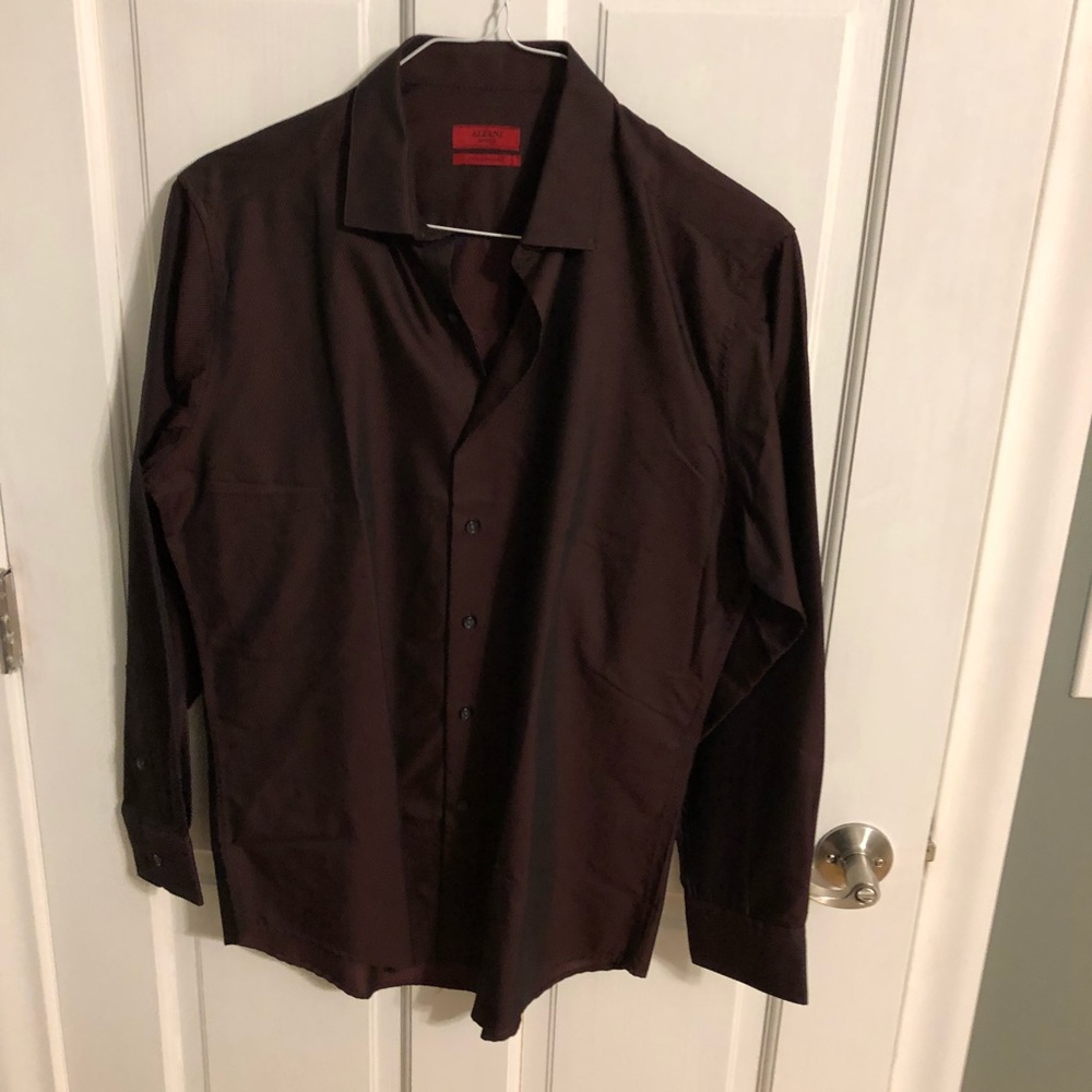 Alfani dark red men’s shirt